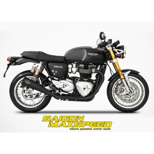 Pô ZARD N.2 Black Slip-on Triumph Thruxton R (chính hãng) Pô ZARD N.2 Black Slip-on Triumph Thruxton R (chính hãng)